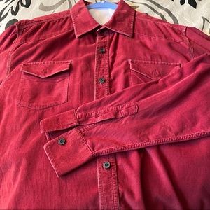 Men’s M Johnston & Murphy Button Western Shirt